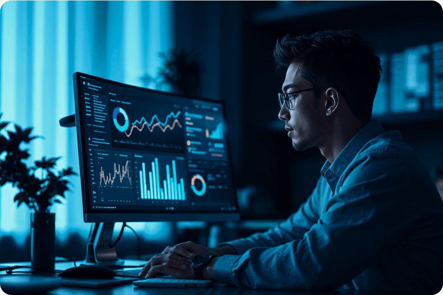 Data Driven Hero Section